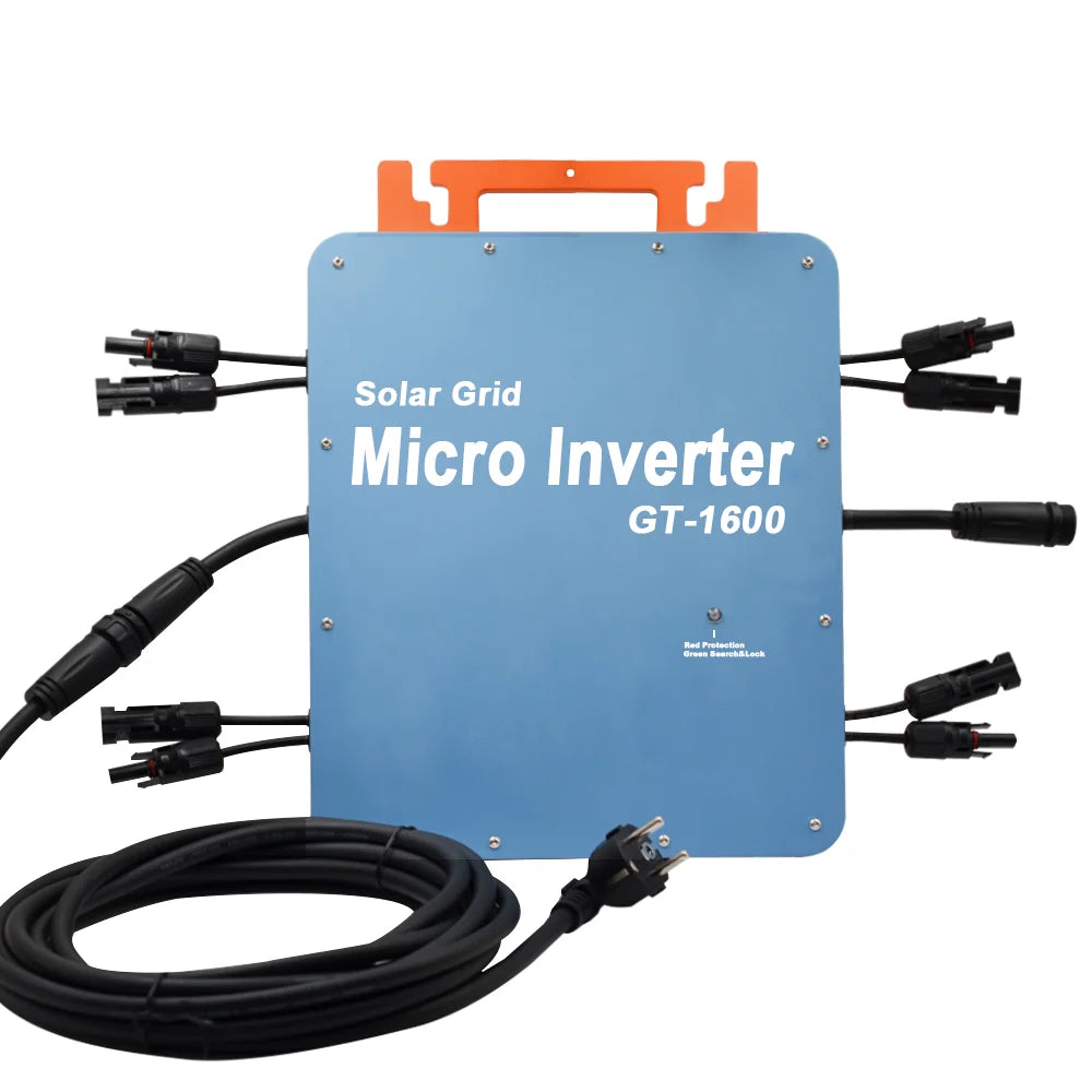 300W 400W 600W 2000W 2800W On Grid Micro Solar Inverter 110V 220V 230V Grid Tie Solar System Complete Kit Home Appliance Camping