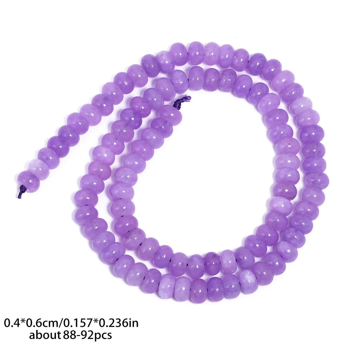 4x6mm Abacus Shape Jade Stone Beads Multicolor Mixed Spacer Beads for Jewelry Making Handmade DIY Bracelet Necklace Pendant
