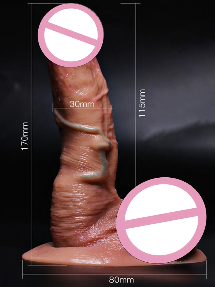 Dildo Soft Cock Big Realistic Cheap Penis Penetration Plug Vagina G-Spot Masturbator Adult Gay Anal Sex Toys Men Women Vibrator