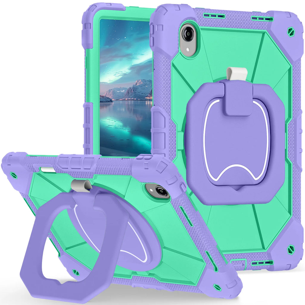 For Lenovo Idea Tab Pro Gen 2 TB390 Xiaoxin Pro 13 GT Rotation Bracelet Stand Case Pencil Slot Heavy Duty Shockproof Cover