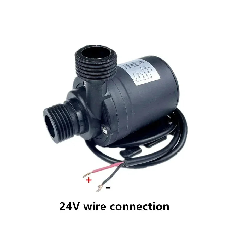 12V Submersibles Water Pump 800L/H 5m DC24V Solar Water Pumps With Water pipe quick connector for Touring RV Fountain Aquarium