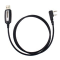 Walkie Talkie Two-pin USB Programming Cable For Kenwood Baofeng UV-5R UV-82 RETEVIS H777 RT22 RT15 RT81 For Win XP/7/8 System