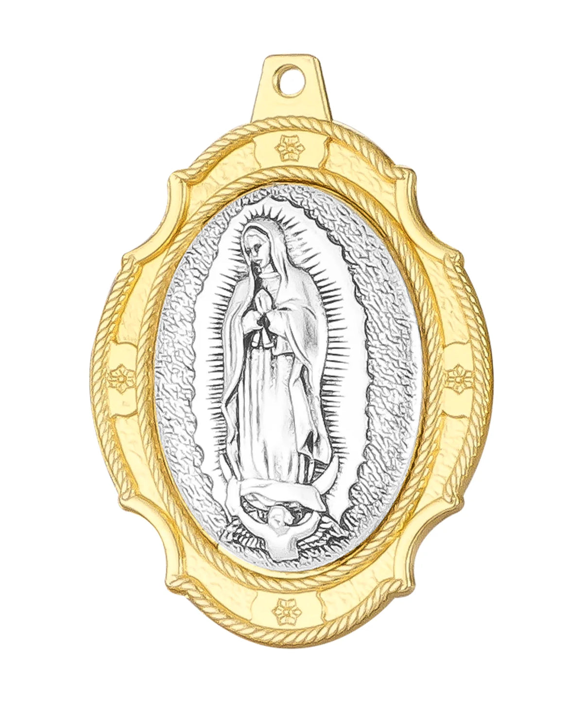 10 Styles 3 Colors Holy Icon Our Lady of Mount Carmel Miracle Madonna Pio Sacred Heart Jesus Pendant DIY Religious Keychain Part