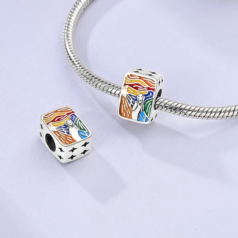 New Original Charm Beads 925 Sterling Silver Butterfly Hot Air Balloon Dangle For Bracelet Women Girl Fine DIY Jewelry Gift