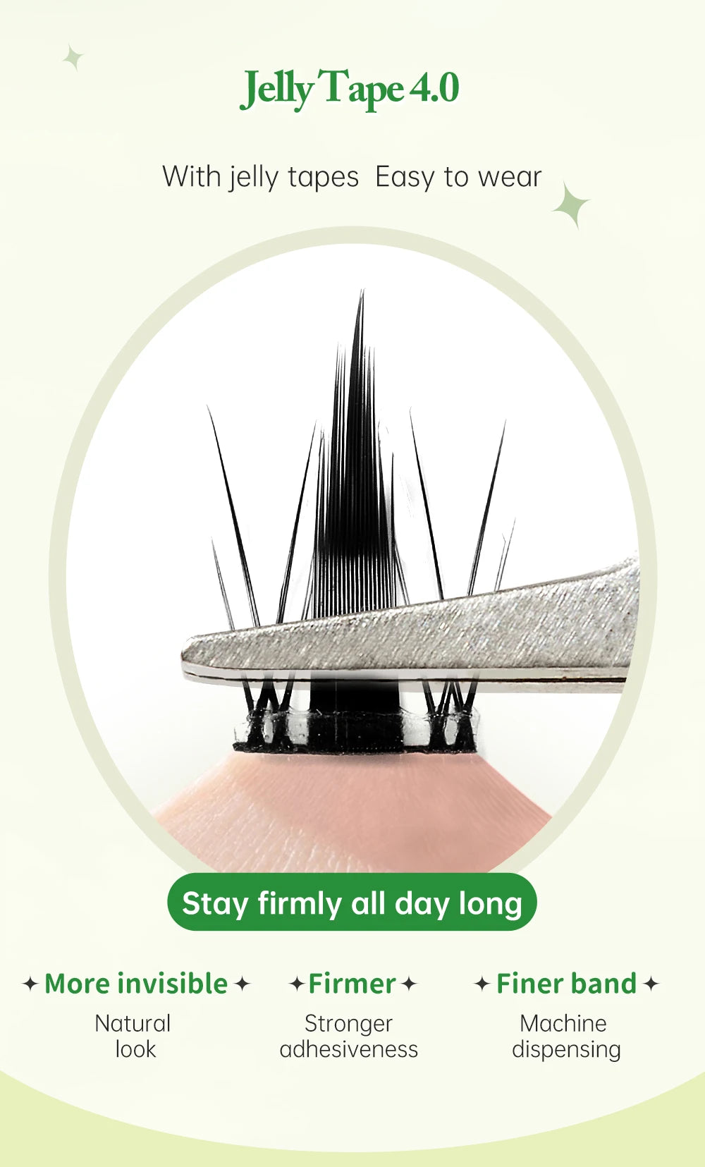 Yelix DIY Clusters Eyelashes Glue-free False Eyelashes Natural Eyelash Manga Lashes Soft False Eyelashes Daily Makeup