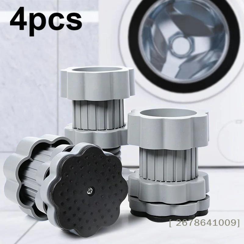 ⚑4Pcs Adjustable Anti-Vibration Washing Machine Feet Pad Noise Reduction Waterproof Refrigerator Base Pad Support Stands
