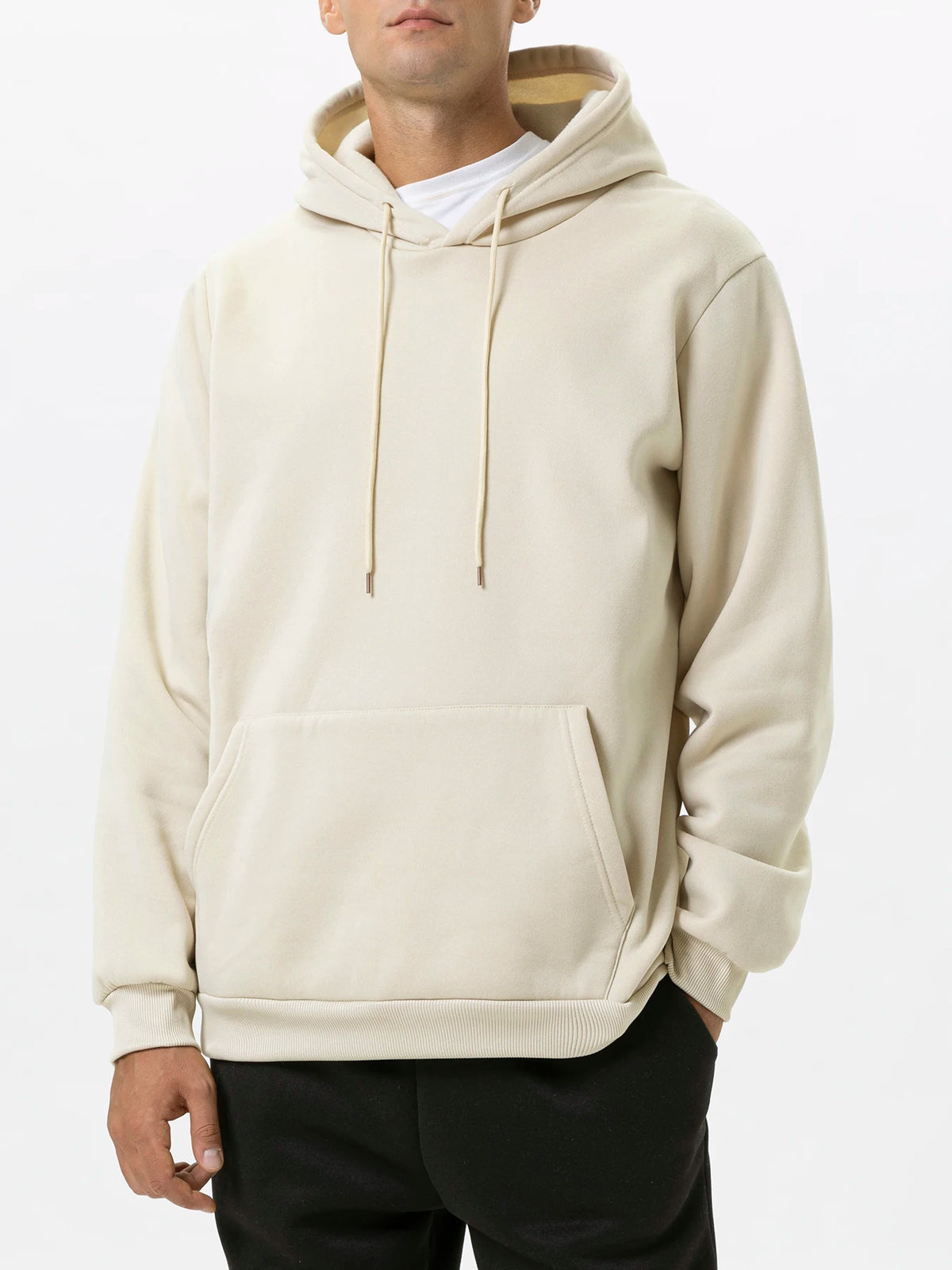 Men's Hoodies Women Pullover Spring Autumn Warm Casual Hoodie Sweatshirts Solid Color Hoodies Sweatshirt For Male