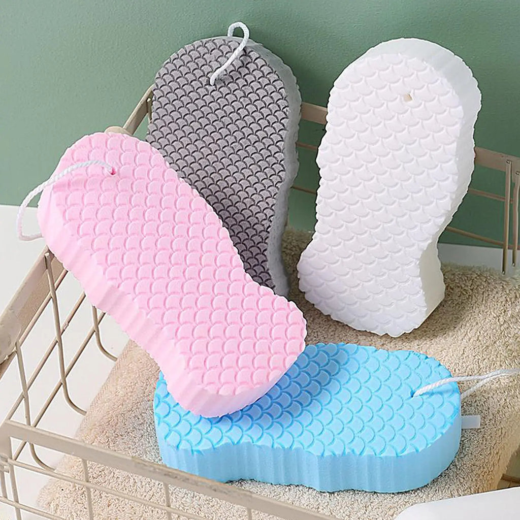 MagicSponge Bath Sponge Scrubbing Tool Body Dead Skin Remover Exfoliating Cleaning Shower Brush Peeling Sponge