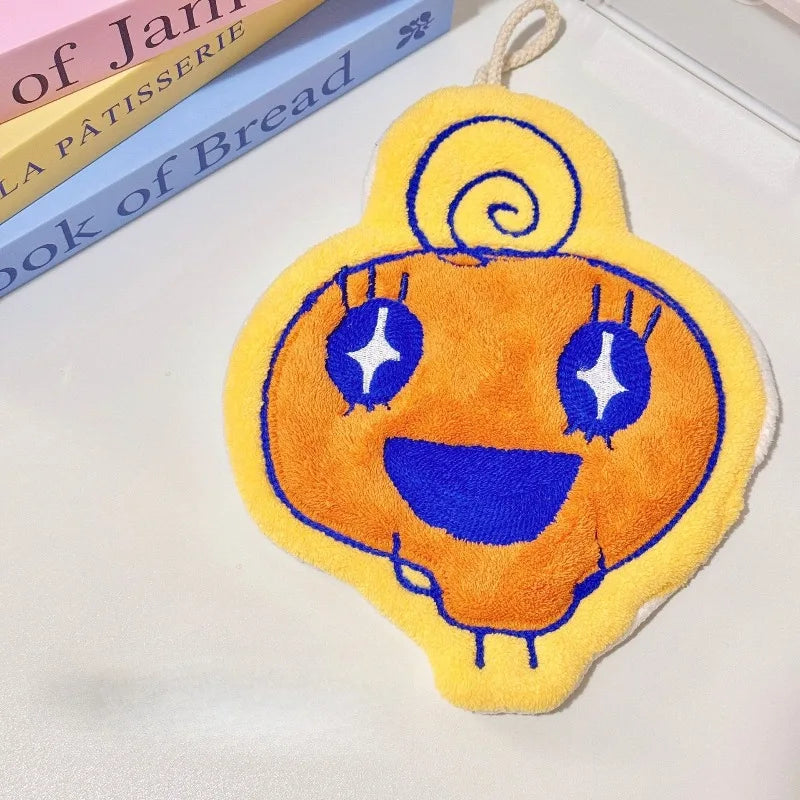 Tamagotchi Hand Towel  New Creative Cartoon Fashionable and Simple High-Value Thick and Absorbent Ooguchi and Mimekichi towel