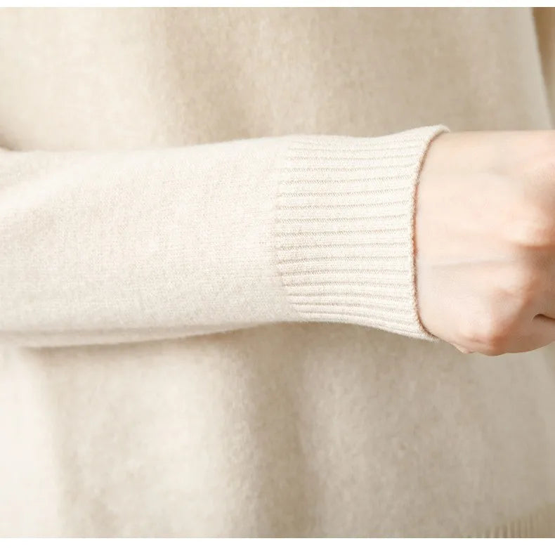 Autumn Winter Bottom Turtleneck Sweaters Women Fashion Chic Pullover Slim Long Sleeve Knitted Jumpers Soft Warm Pull Femme Top