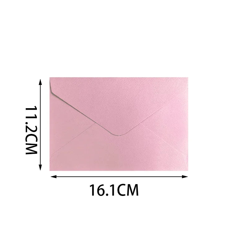 10pcs/batch Linen Envelope Letter Paper Set with Retro Wind Sealing Bag