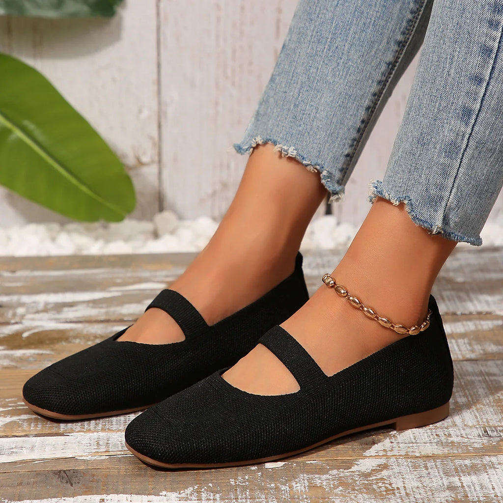 2026 New Fashionable Comfortable Mesh Flat Loafers Retro Breathable Casual Women Lightweight Shallow Shoes Zapatos De Mujer