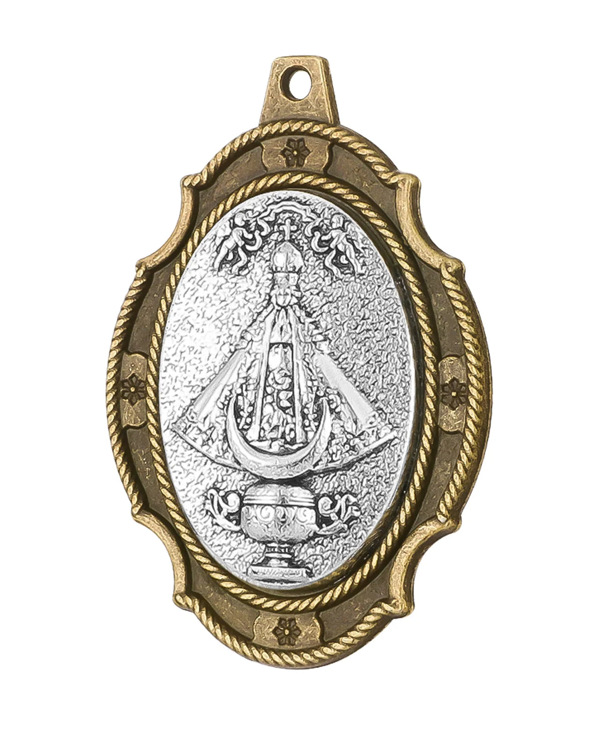 10 Styles 3 Colors Holy Icon Our Lady of Mount Carmel Miracle Madonna Pio Sacred Heart Jesus Pendant DIY Religious Keychain Part