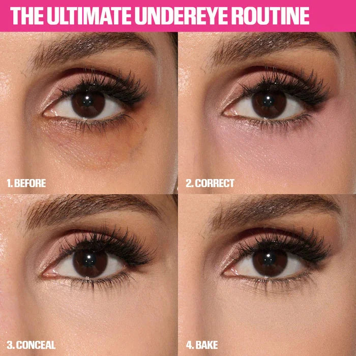 HudaBeauty Easy Bake Loose Powder Brightening Correcting Duo LongLasting Oil Control Natural Face Waterproof BrighTening Makeup
