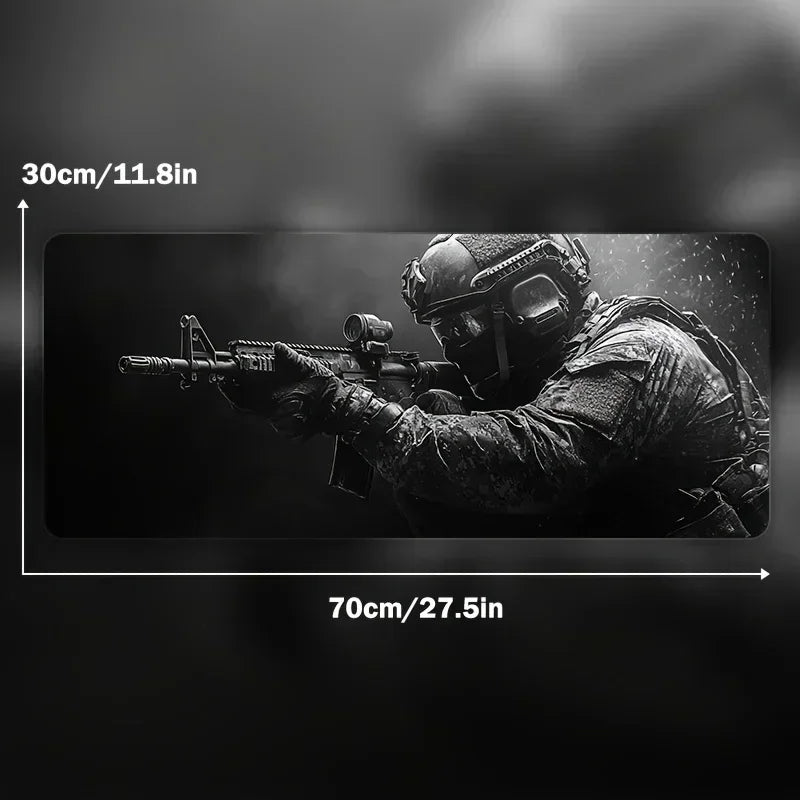 Cool E-sports Speed Large Tactical Soldier Mouse Pad Non-Slip XXL Desk Pad Gaming Accessories Home and FPS CSGO Gamer Mouse Mat