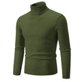 Winter High Neck Thick Warm Sweater Men Turtleneck Brand Mens Sweaters Slim Fit Pullover Men Knitwear Male Double Collar