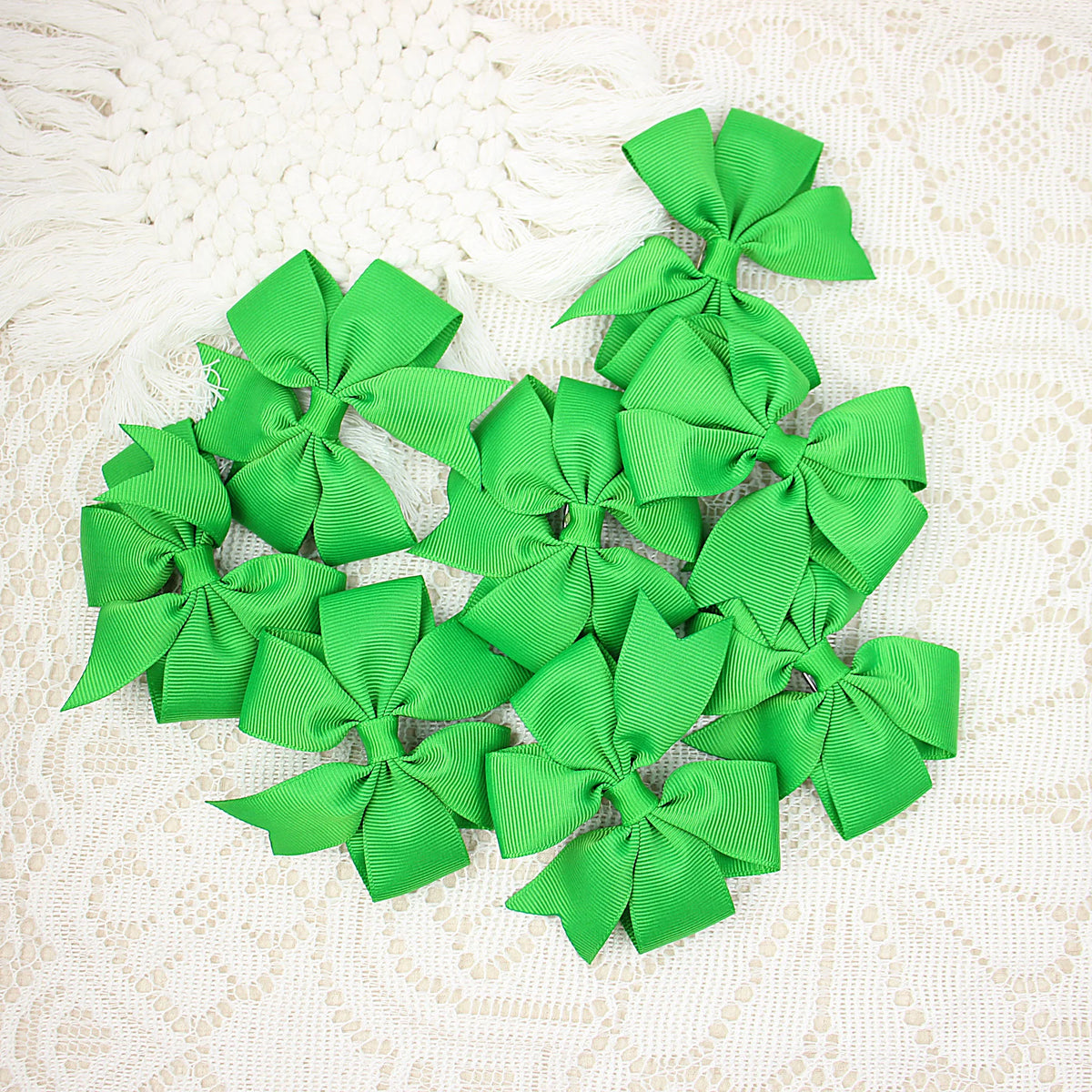 10pcs Ribbon Bow Hair Clip for Girls Hair Accessories Winnower Children Alligator Clip Kids Hairbow Hairpin Grosgrain Barrettes