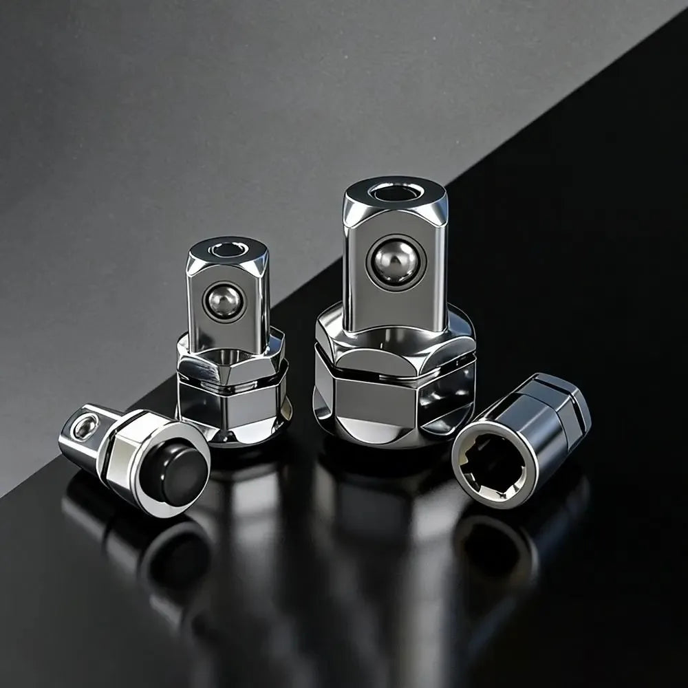 1/4 3/8 1/2 Inch Hex Ratchet Wrench Socket Adapter Quick Release Converter Chrome Vanadium Steel Drive Tool Accessories