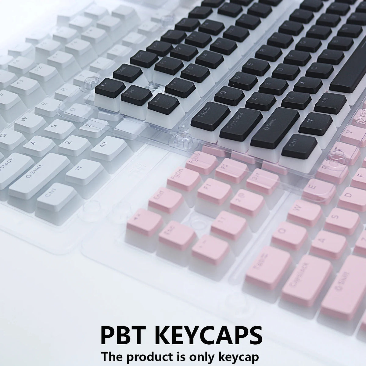2025 PBT Pudding Keyboard Keycap OEM Profile 129 Keys Key Cap for Mx Hot Swap Mechanical Keyboard Switch Transparent RGB Keycaps