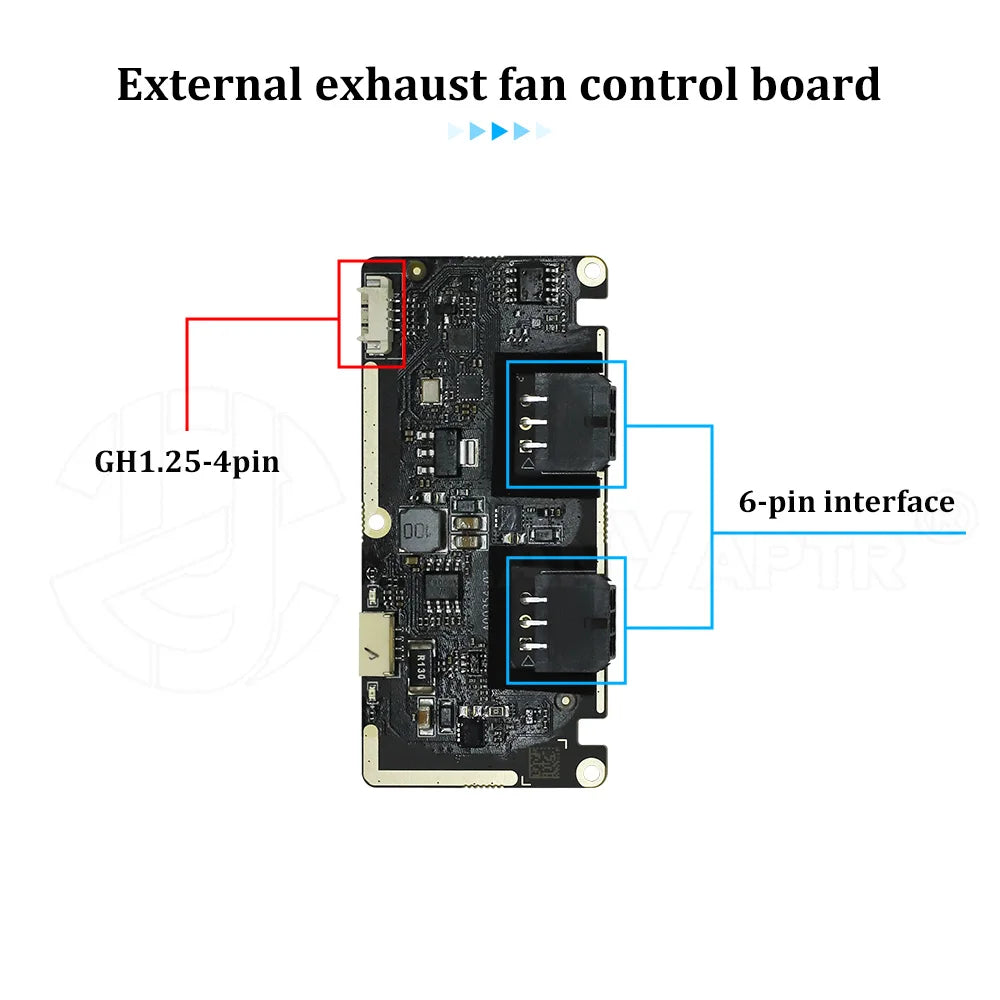 P2S Chamber Exhaust Fan Kit For Bambu P2S Original Parts for Tuozhu 3D Printer Printing Completed Purify the Air