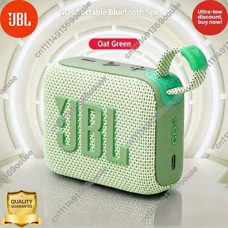 Coluna Mini Bluetooth Sem Fios JBL GO 4 Som Portátil à Prova de Água para Exterior e Casa com Subwoofer