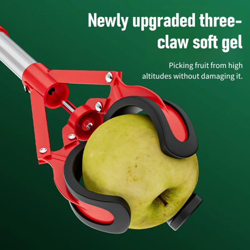Garden fruit and vegetable picking tools high pruning retractable lengthened three claws
