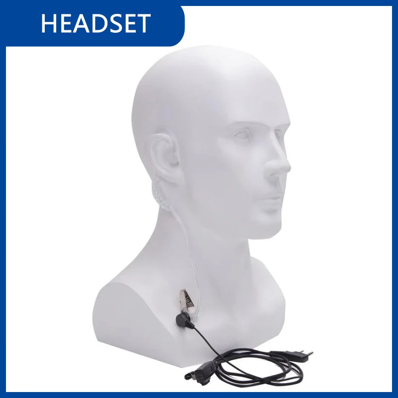 5 PCS Baofeng UV5R Walkie Talkie Kapset Quansheng UV-K5 Headset Headphone Earphone For Kenwood UV-5R UV82 UV-17 Radio Commutator