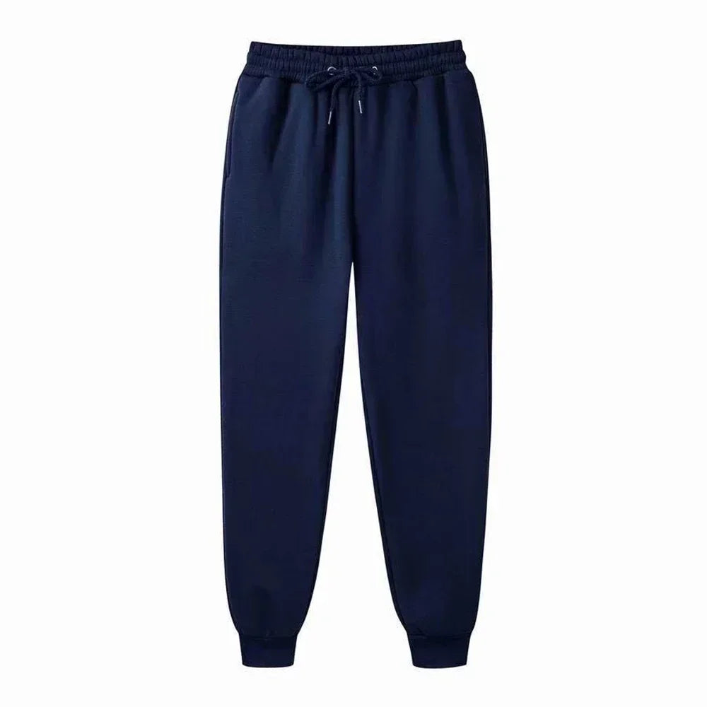 Men's Pants 23 Print Fleece Sweatpants Warm Jogging Pants Male Outdoor Trousers Straight Fashion Workout Sports Casual Long Pant