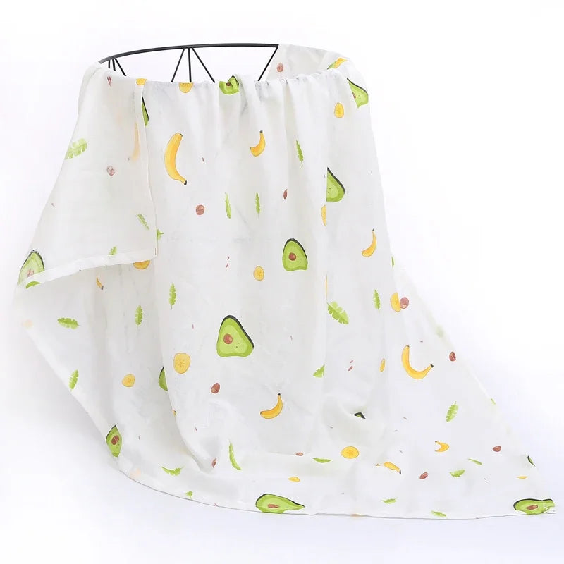 120x110cm Muslin Diaper Baby Blankets Newborn Swaddle Blanket Infant Gauze Bath Towel Baby Warp