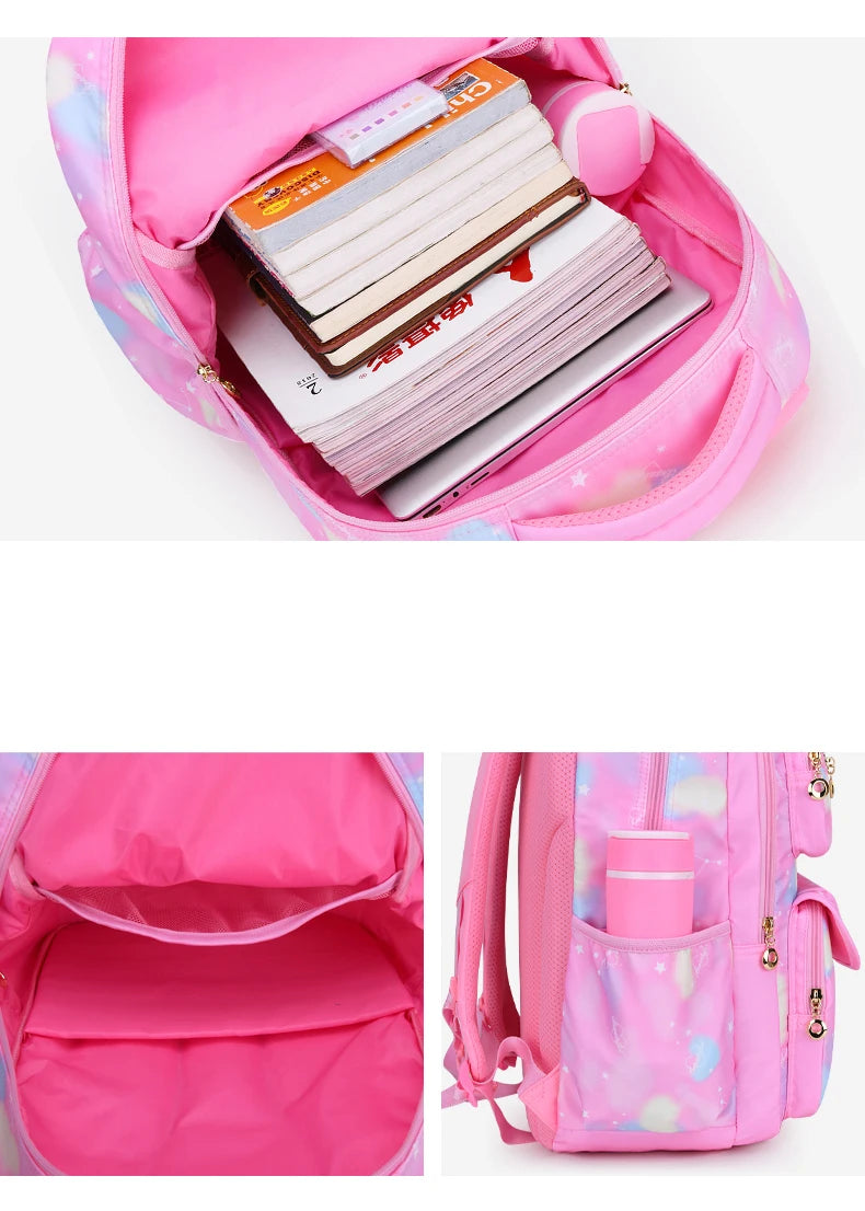 Backpack School Bag Girl Back Pack For Children Kid Child Teenager Female Class Schoolbag Primary Women Bagpack Teen Bookbag Kit
