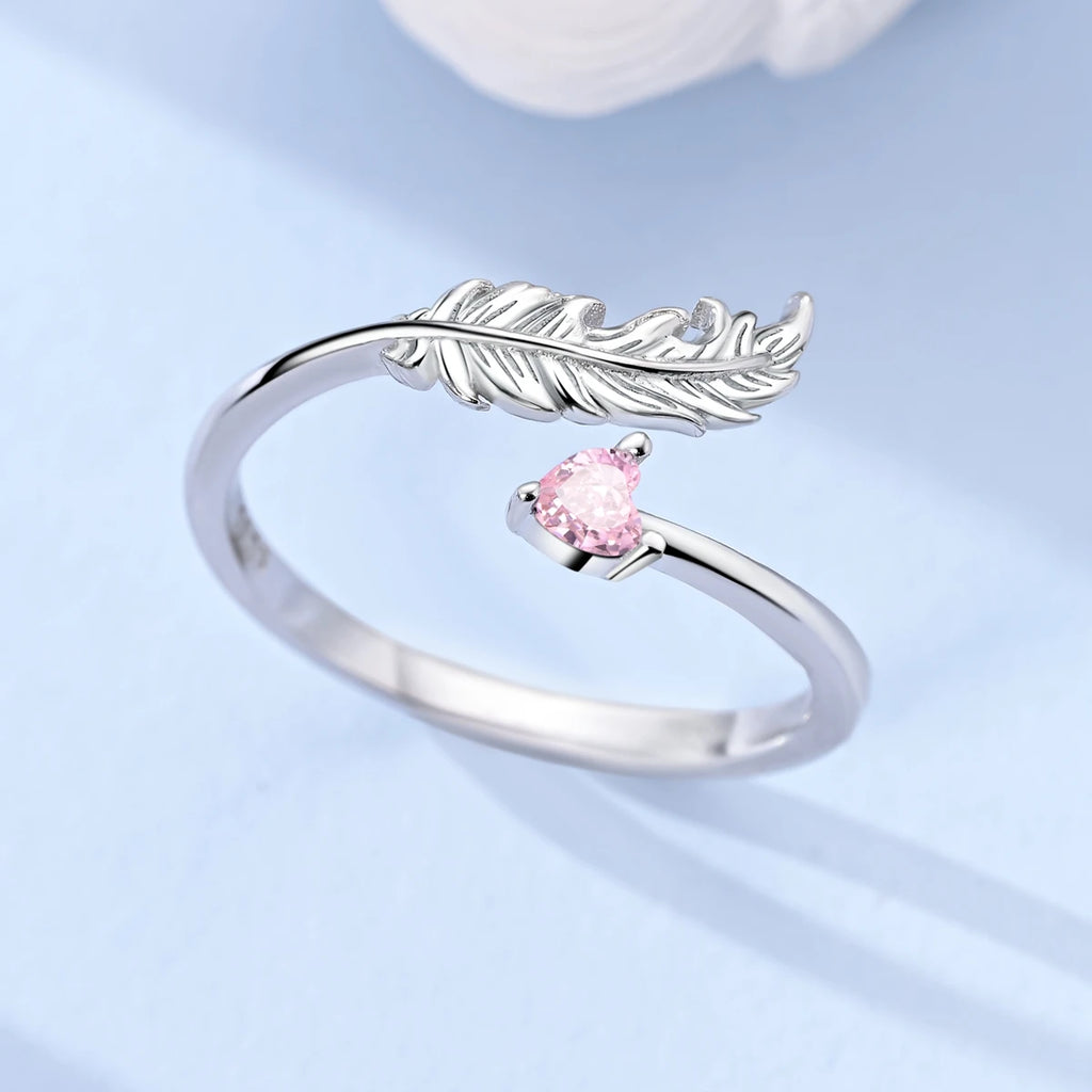 925 Silver Open Ring Sunflower Bee Star Eternal Love Jewelry Women's Wedding Gift