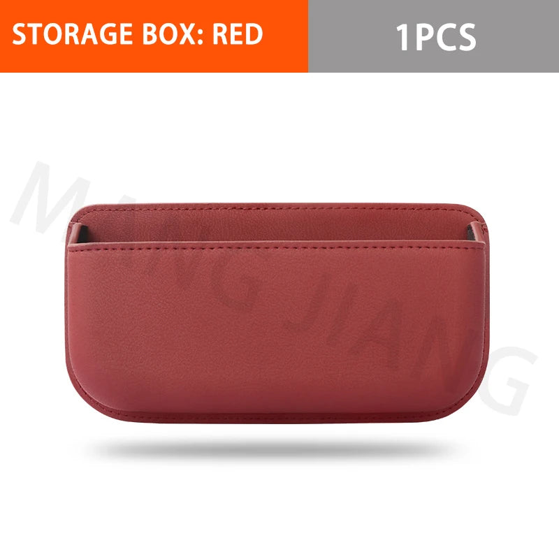 Car Side Storage Pocket Organizer Bag PU Leather Organizer Door Stowing Tidying Bag Box Phone Coin Holder Interior  Accessories