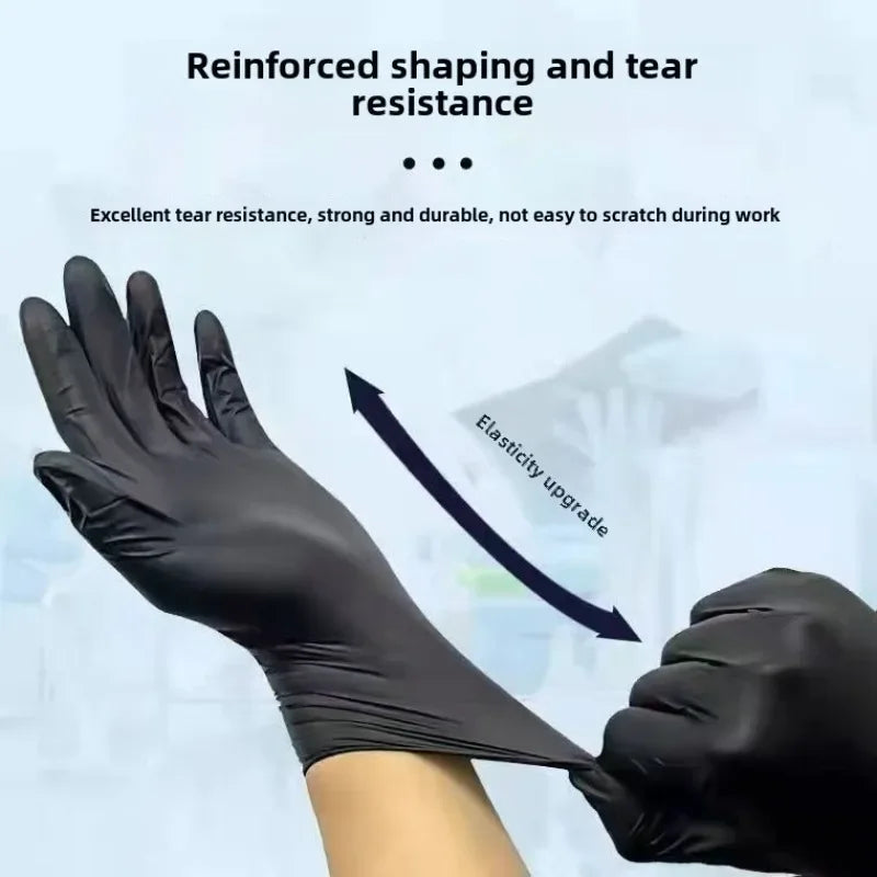 Disposable Nitrile Waterproof Gloves Dish Washing Kitchen Household Gloves Dog Wash Cleaning Glove for Food Working Latex Gloves