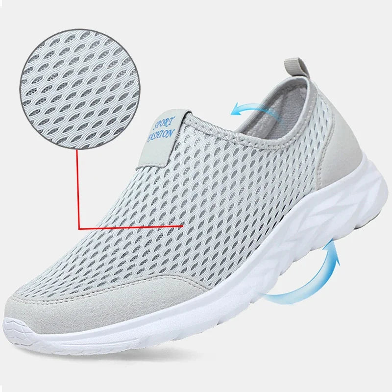 Men's and Women's Casual Breathable Walking Couple Shoes, Outdoor Soft, Lightweight, Fashionable Sports Shoes, 2025 New Model