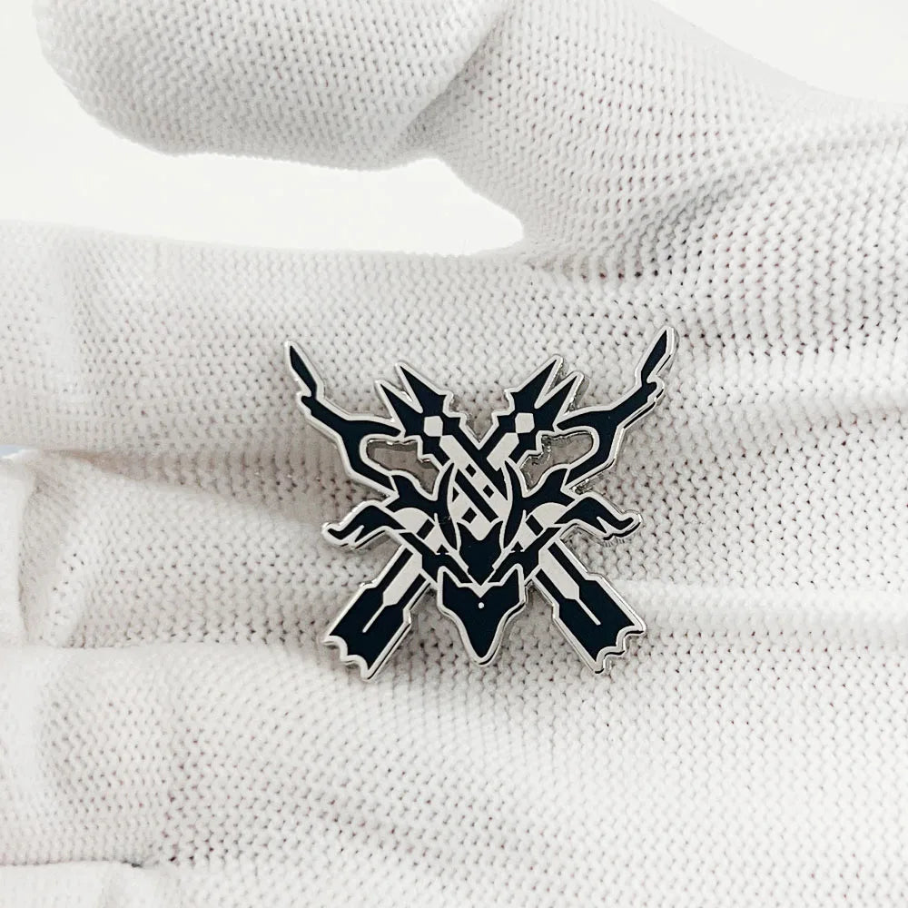 Honkai: Star Rail The Hunt Logo Badge RGP Peripheral Lapel Pin Gamer Gift Collect Souvenirs