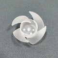 Safe and Small Power Mini Plastic Fan Blade 4/7 Blades for Hair Dryer Motor