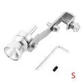 Professional Aluminum Turbo Sound Exhaust Muffler Pipe Whistle Car Blow Off Valve Tip Simulator Whistler Accessories