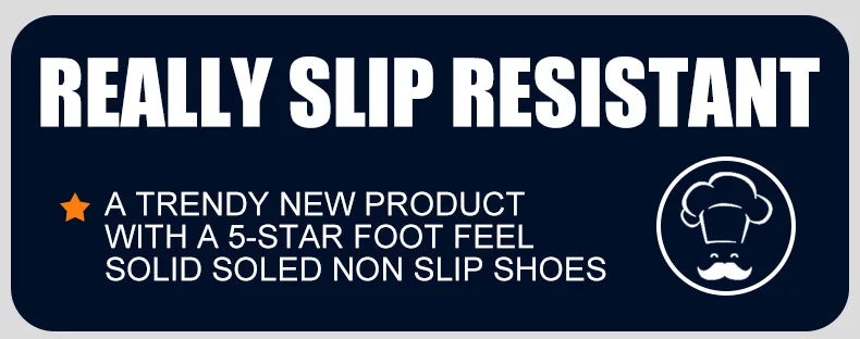 anti-skid kitchen work shoes non slip work waterproof boots lightweight Safety shoes for men chef work shoes leather sneakers