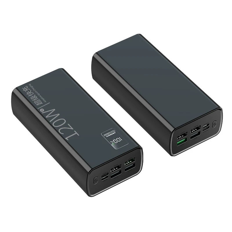60000mAh 120W Super Fast Charging Power Bank with Large Capacity Typec Digital Display and Durable Mobile  Power  Bank