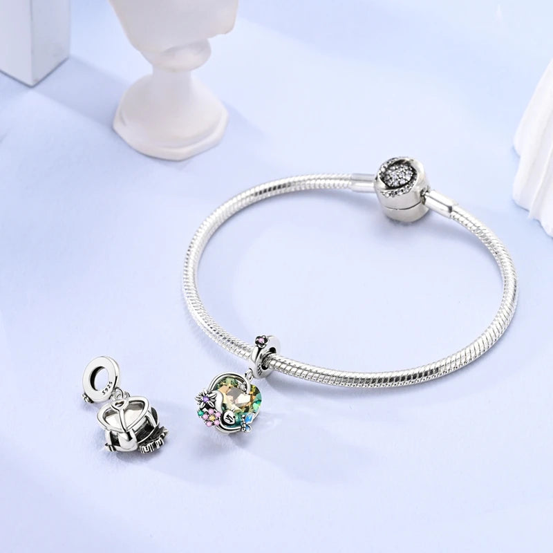 New Original Charm Beads 925 Sterling Silver Butterfly Hot Air Balloon Dangle For Bracelet Women Girl Fine DIY Jewelry Gift