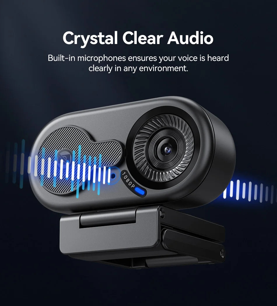 4K/2K/1080P Webcam EMEET C100 USB Computer Camera for Living/ Video Call/ Conference