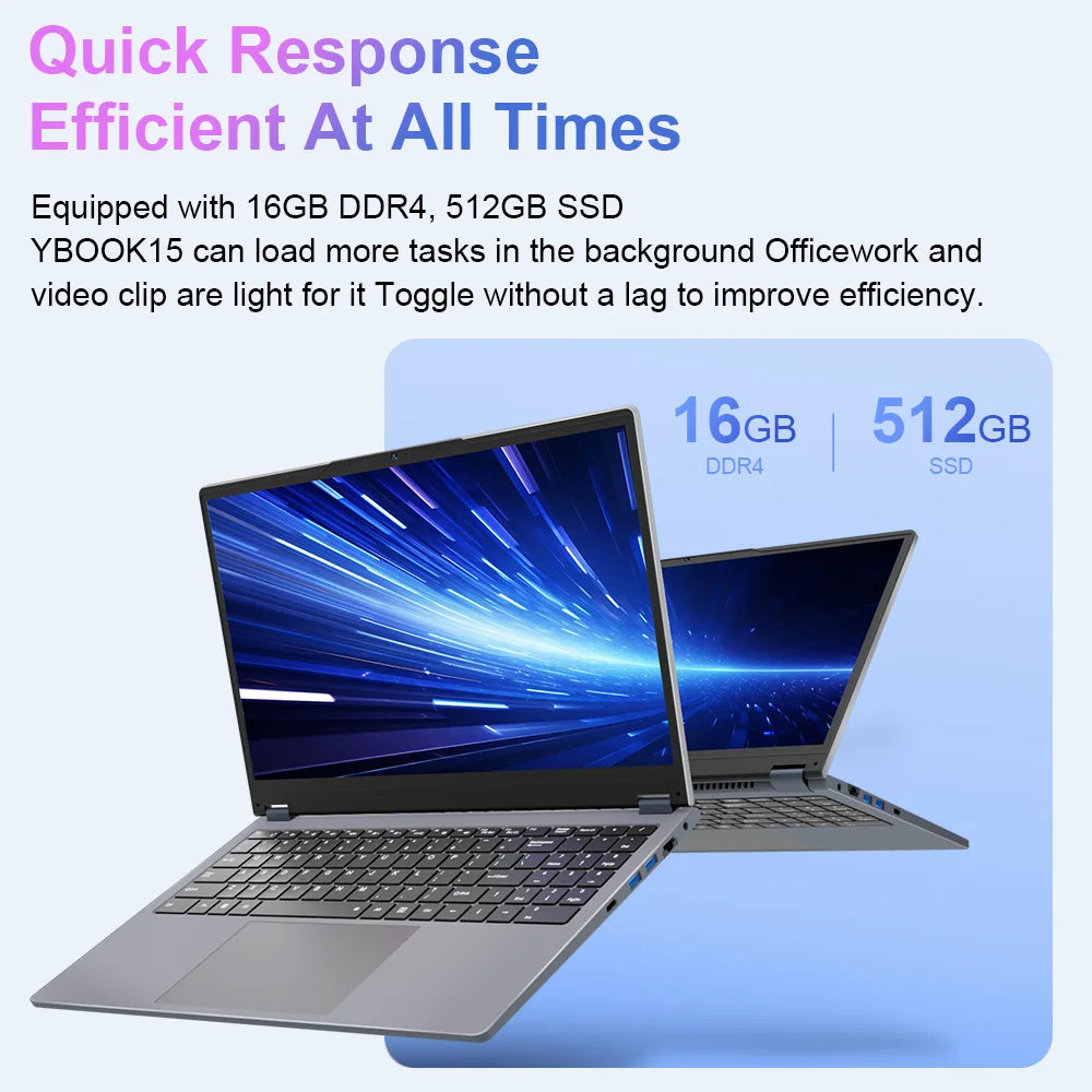 Ninkear YBook15 15.6 Inch 2 in 1 Laptop AMD Ryzen 3 3250U Notebook 16GB DDR4 512GB SSD FHD IPS Touch Screen 360° Convertible Laptop Windows 11 Backlit Keyboard for Study Office Work
