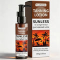 Sunless Tanning Lotion-Tanner Glow 30 Min Fast Natural Color Development Even Skin Tone No Sun Bronzed Look Self-Tanning Lotion