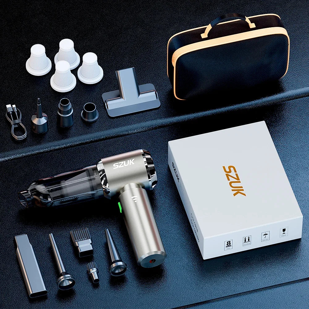 SZUK C012 985000Pa Car Vacuum Cleaner Strong Suction Portable Handheld Wireless Car Cleaner Mini Vacuum Cleaner Cleaning Machine