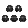 5/10Pcs ABS and Copper Potentiometer Knobs 1/4" Volume Tone Control Top Hat Knob for Guitar Instruments Audio Mixer Amplifier