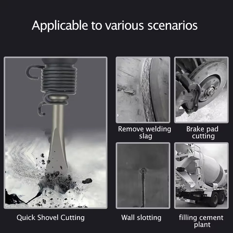 Industrial Air Hammer Powerful Handle Straight Type Air Chisel Pneumatic Hammer Shovel Tool Pneumatic Chisel Shovel Hammer Dril