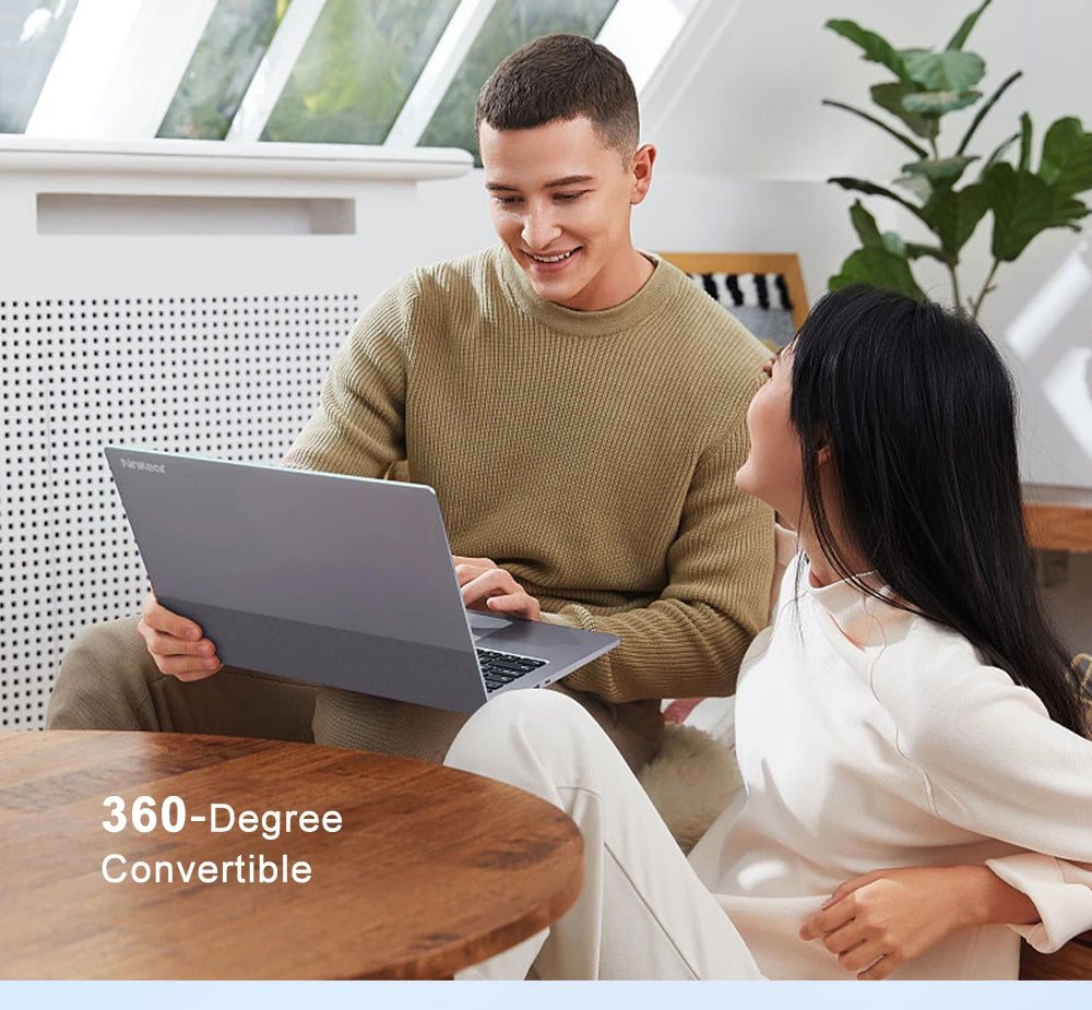 Ninkear YBook15 15.6 Inch 2 in 1 Laptop AMD Ryzen 3 3250U Notebook 16GB DDR4 512GB SSD FHD IPS Touch Screen 360° Convertible Laptop Windows 11 Backlit Keyboard for Study Office Work