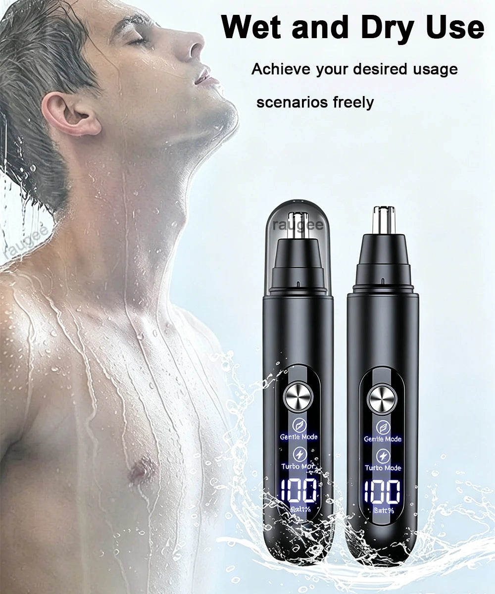 Nose Hair Trimmer for Men Nose Hair Clipper USB Rechargeable Electric Trimmer for Nose and Ears Eyebrow Mini Nose Hair Remover