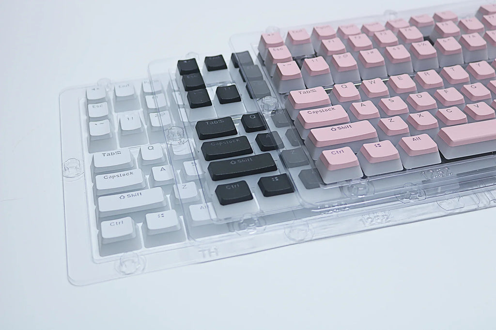 2025 PBT Pudding Keyboard Keycap OEM Profile 129 Keys Key Cap for Mx Hot Swap Mechanical Keyboard Switch Transparent RGB Keycaps