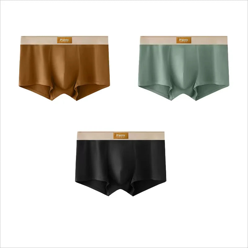 4 pcs Men Underwear Cotton BoxerShorts Hombre Panties Man Breathable Underpants Sexy Sports Comfort Male Boxers Large Size L-7XL
